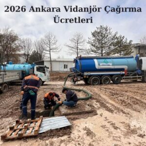 2026 Ankara Vidanjör Çağırma Ücretleri