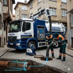 2026 Vidanjör İle Tıkalı Boru Açımı