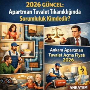 Ankara Apartman Tuvalet Açma Fiyatı 2026