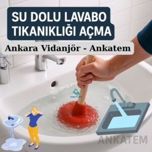 Su Dolu Lavabo Tıkanıklığı Açma