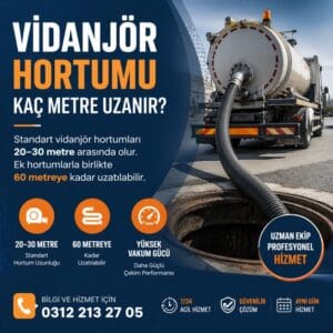 Vidanjör Hortumu Kaç Metre Uzanır